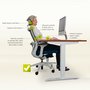 Stůl Hobis Motion Ergo - Výhody při práci v sedě