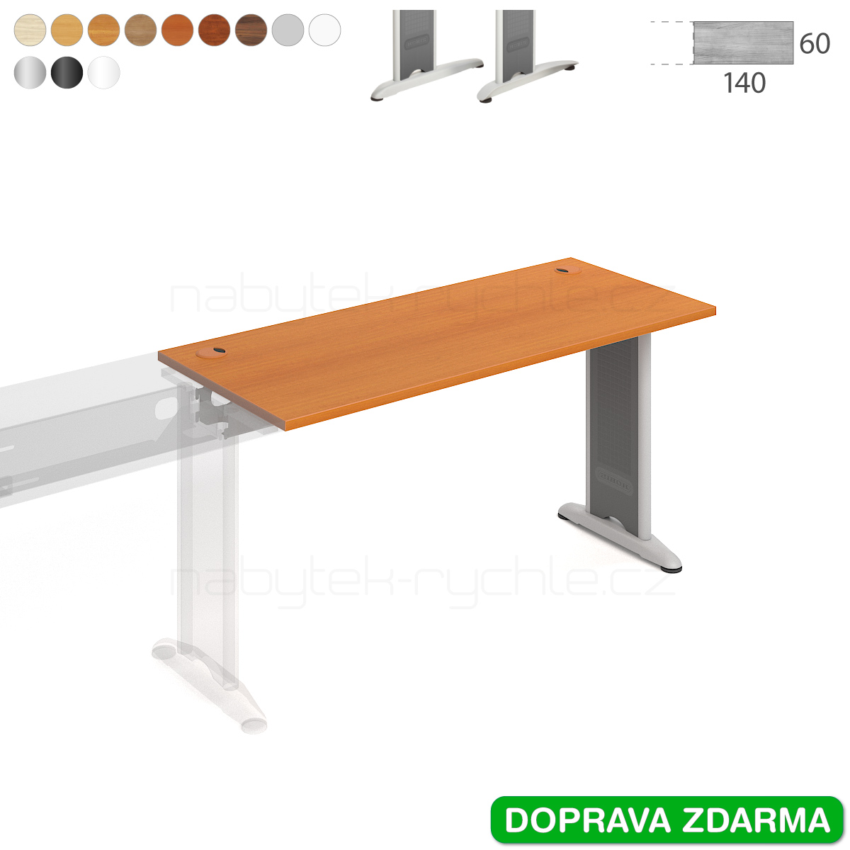 FE 1400 R Hobis Flex - Stůl 140 x 60 navazující