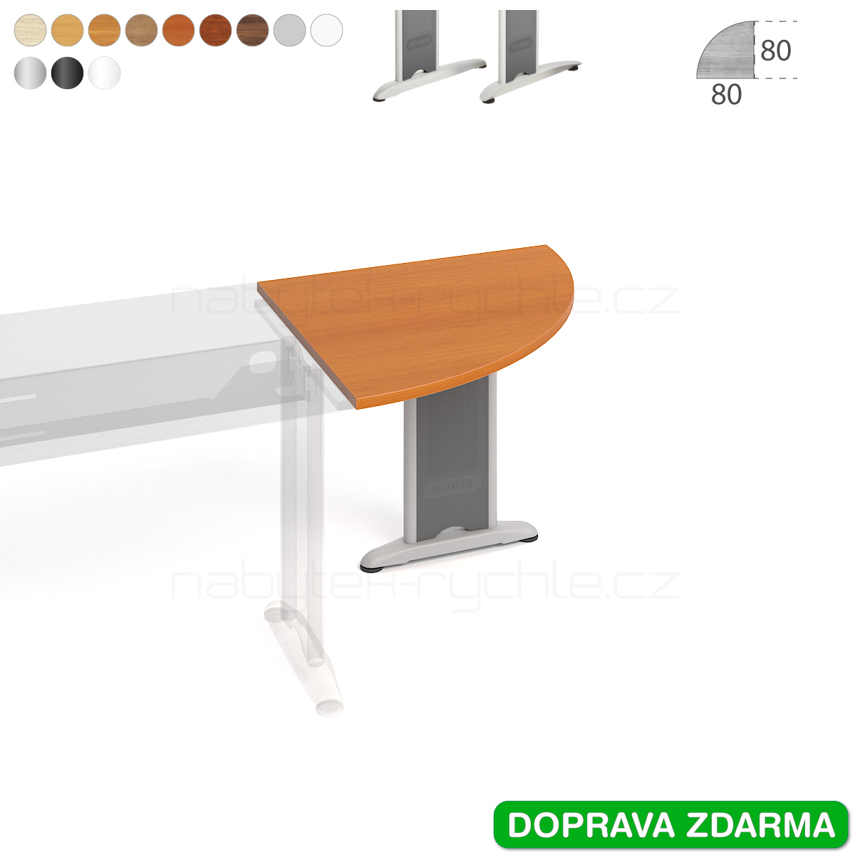 FP 901 L Hobis Flex - Stůl přídavný 80 x 80 (90°)
