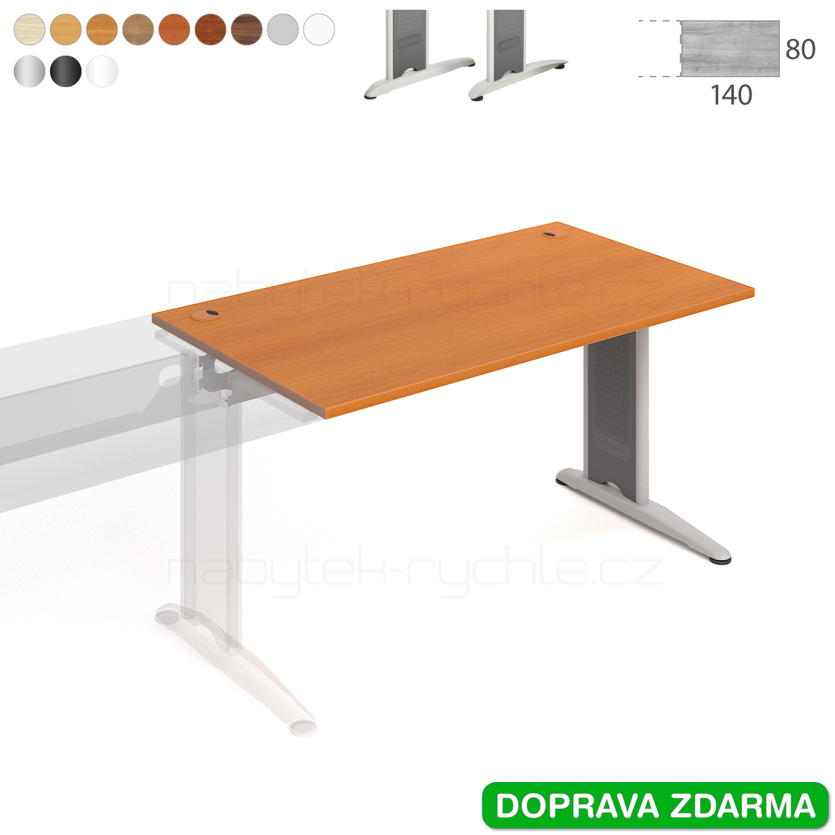 FS 1400 R Hobis Flex - Stůl 140 x 80 navazující
