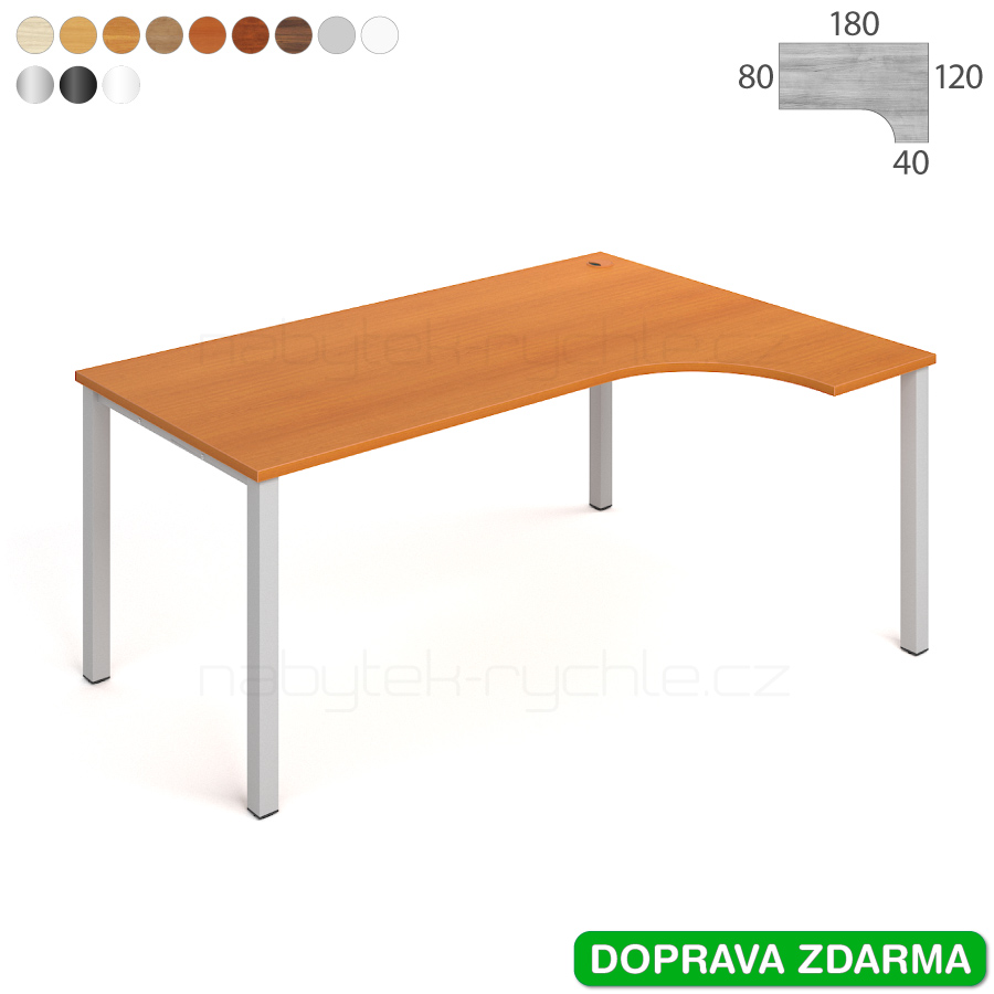 UE 1800 L Hobis UNI - Stůl pracovní 180 x 120