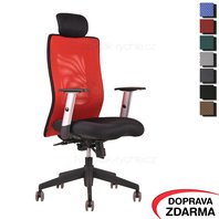 Židle Calypso XL SP4 Červená - Podhlavník pevný