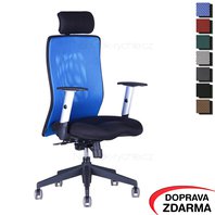 Židle Calypso XL SP1 Modrá - Podhlavník nastavitelný