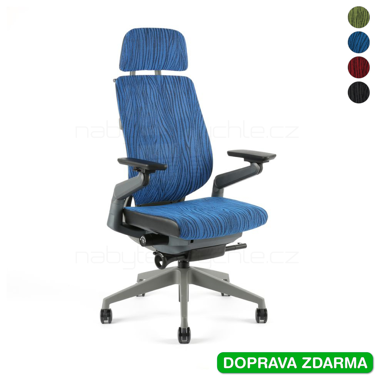 Židle Karme Mesh Modrá