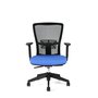 Židle Themis BP modrá - Čelní pohled
